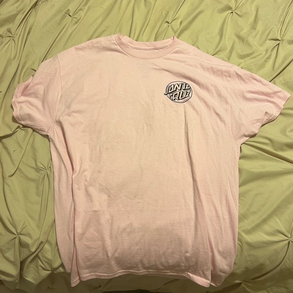 Santa Cruz Skateboards Pink Short Sleeve Tee